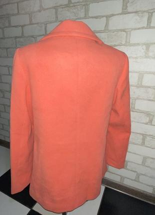 Демисезонное коралловое новое женское брендовое пальто george6 фото