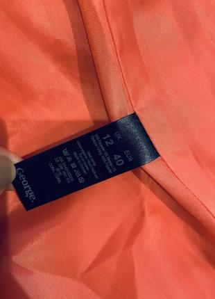 Демисезонное коралловое новое женское брендовое пальто george9 фото