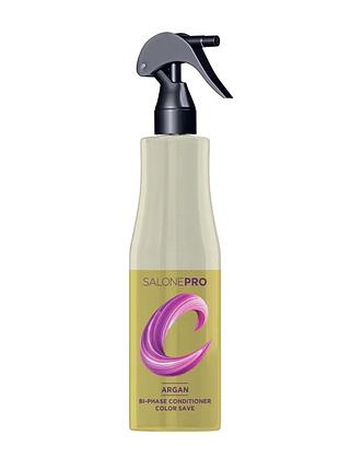 Двухфазный кондиционер для волос argan color save salone pro 400 мл.