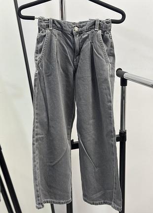 Дитячі широкі джинси zara 134см