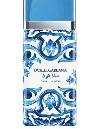 Dolce&gabbana light blue capri in love