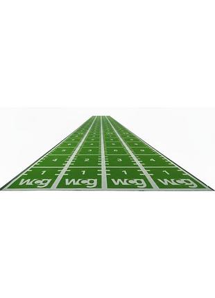 Спринтерська тренувальна доріжка wcg turf 15 мм з розміткою 1 м, штучна трава, 1×15 м