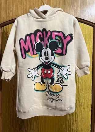 Кофта/туніка для дівчинки zara disney розмір 128