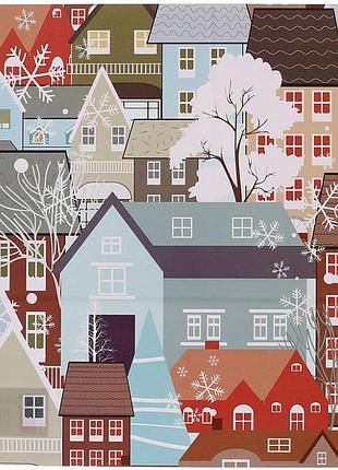 Набір 12 сервірувальних серветок 28x30см підтарільники happy holidays-127, поліпропілен