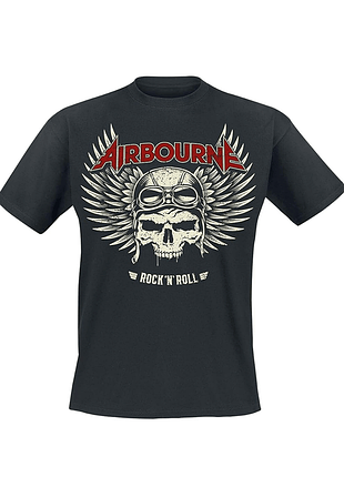 Рок футболка мерч airbourne