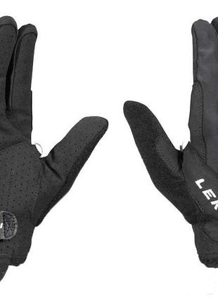 Рукавички leki summer shark long black розмір 10