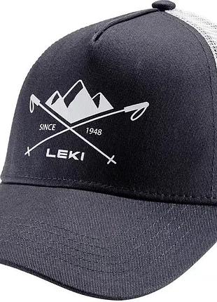 Кепка leki outdoor cap ensign blue-white-arctic ice
