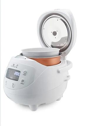 Рисоварка мультиварка yum asia panda mini arctic white с керамической чашей ninja технология fuzzy logic 0.63л 3.5 чашки 8 программ приготовления риса