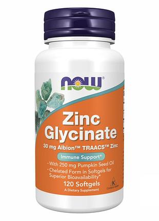Zinc glycinate 30mg - 120 sgels