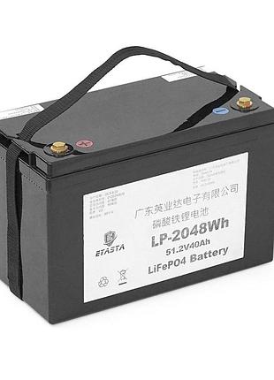 Eyasta акумуляторна батарея eyasta lp-2048wh lifepo4 51,2v 40ah 2048wh (325x173x220), 15.9kg