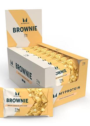 Protein brownie - 12x75g white chocolate