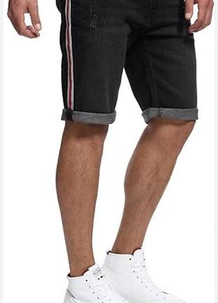 Чоловічі шорти джинсові рвані asylum denim,s/m