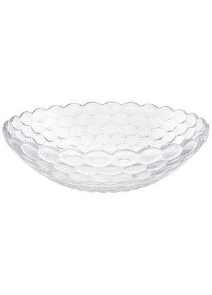 Фруктовница стеклянная "bauble glass" ø24х5см, стеклянное блюдо