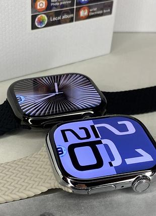 Топ 2025! смарт часы серии 11 pro max amoled с звонками и всеми уведомлениями