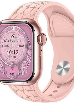 Женские apple watch s10 mini+ (plus) amoled смарт часы hk9 gen.5 smart watch apple серии 10 серые