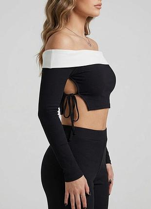 Кофта з відкритими плечима 2