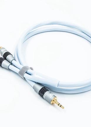 Аудио кабель 2rca supra biline mp-2rca 4 м синий