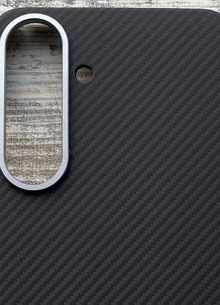 Ультратонкий карбоновый чехол proove carbon magnetic для samsung s25