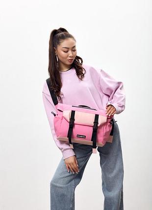 Женская сумка sambag dart для ноутбука розовая