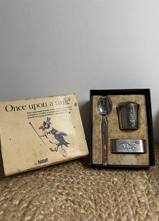Вінтажний дитячий подарунковий набір falstaff “once upon a time”, england 👇деталі в описі