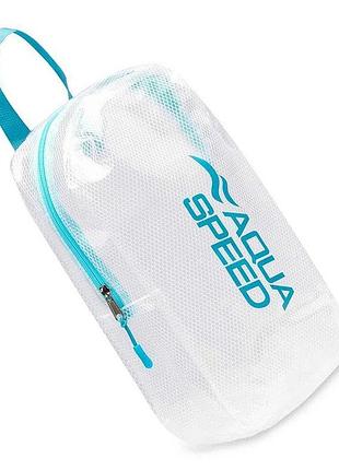 Сумка для басейну aqua speed dry pouch 7l біло-бірюзовий 38x21x9 см 757-02-m
