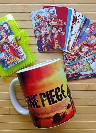 Набор ван пис one piece кружка ломо карты картхолдер 23980