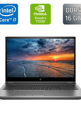 Мобильная рабочая станция б-класс hp zbook fury 15 g8 / 15.6" (1920x1080) ips / intel core i7-11800h (8 (16) ядер по 2.3 - 4.6