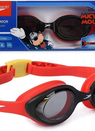 Окуляри для плавання speedo illusion gog ju disney червоний, чорний 2-6 років 8-11617c812