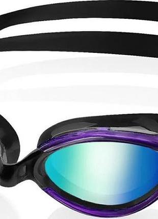 Очки для плавания aqua speed blade triton 2.0 mirror черный, сиреневый уни osfm (283-09)