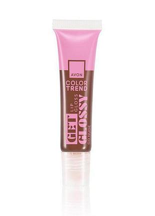 Блеск для губ avon color trend нюдовый, 6мл (158511492)