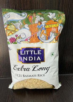 Рис басмати белый "little india" (зеленый) 1кг шт