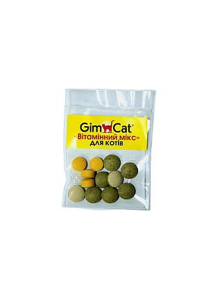 Витамины для кошек gimcat микс лакомств с таурином и биотином для здоровой шерсти и сердца кота 12 г