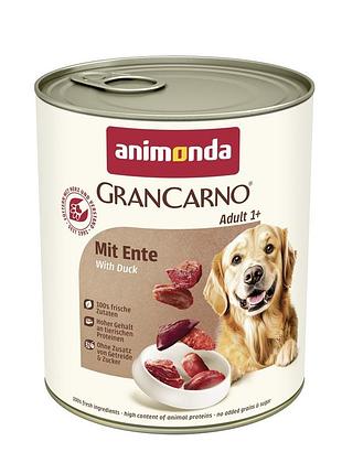 Корм вологий grancarno adult with duck для дорослих собак з качкою 800 г