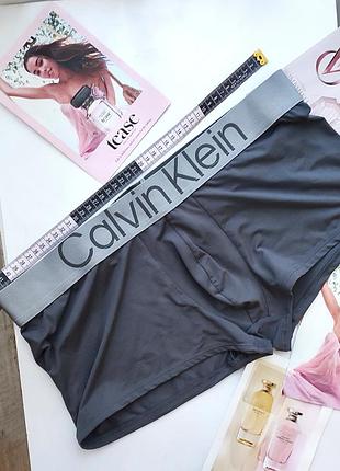Гладкие мужские трусы боксерки calvin klein xl