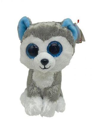 Beanie boo's игрушка мягконабивная хаски "slush" 15см (30 апреля)
