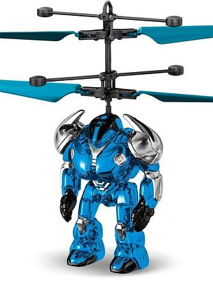 Летающий робот vhg jox-20 blue индукционная игрушка