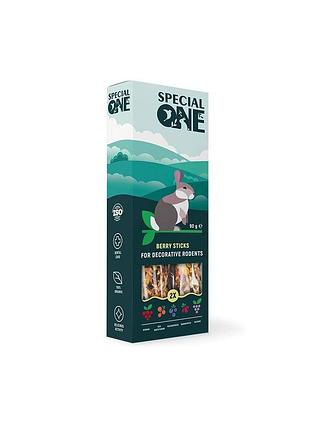 Лакомство special one ягодные палочки для декоративных грызунов 90 г