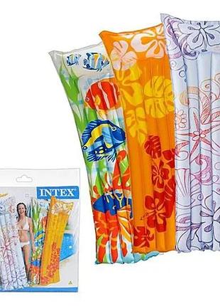 59720 матрас intex 3 цвета, размером 183х69см