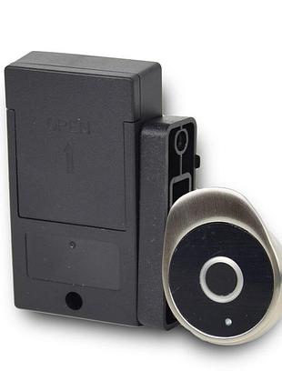 Замок для мебели atis cl10-s с доступом по отпечатку пальца и rfid-карте