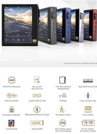 Плеєр mp3 - hidizs ap80 (fm-radio) 9