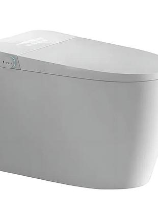 Унитаз-биде напольный с электронным управлением koer tb-0201 smart 675x400x450mm со встроенным бачком (kr6071)