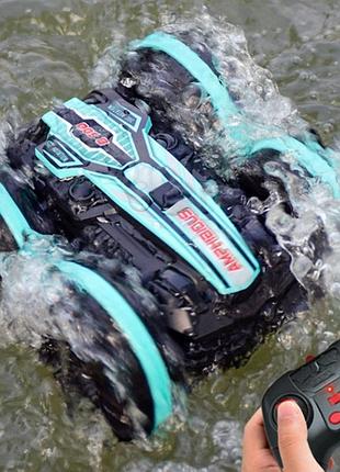 Машинка-амфібія на керуванні amphibious stunt car 360 (2 пульти)