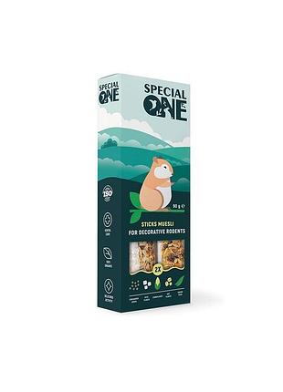Лакомство special one мюсли палочки для декоративных грызунов 90 г