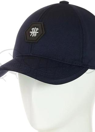Кепка стрейч phillip plein bdh18013 темно-синій