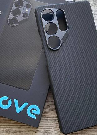 Ультратонкий карбоновый чехол proove carbon magnetic для samsung s25 ultra