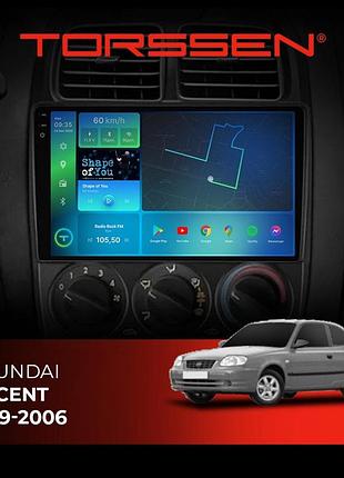 Torssen штатна магнітола torssen 2k hyundai accent 1999-2006 f9464 4g carplay dsp
