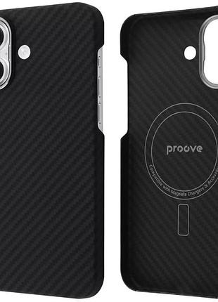Ультратонкий карбоновый чехол proove slim carbon with magsafe для iphone 16
