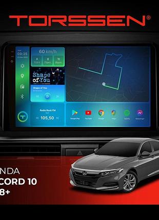 Torssen штатна магнітола torssen 2k honda accord 10 2018+ f10464 4g carplay dsp