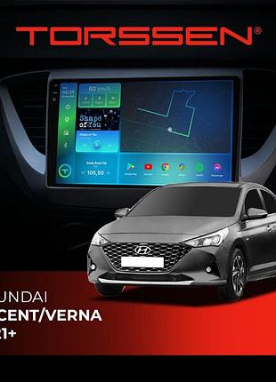 Torssen штатна магнітола torssen 2k hyundai accent/verna 2021+ f9464 4g carplay dsp