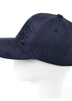 Бейсболка кашемировая police boh19799 синий